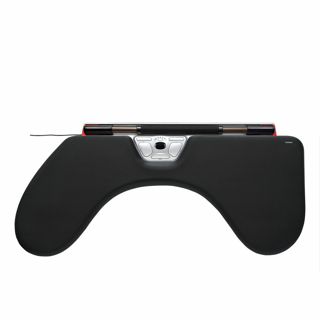 Rollermouse Contour Red Max + Armrest Wired 0743870003954