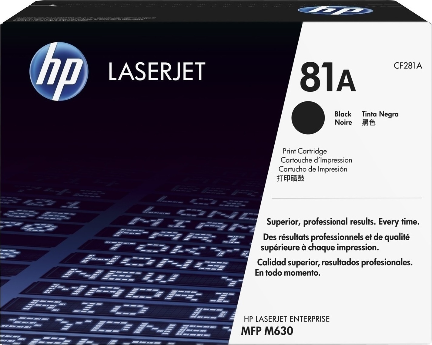 HP 81A Γνήσιο Toner Laser Εκτυπωτή Μαύρο 10500 Σελίδων (CF281A) 0887758147894