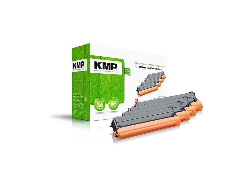 KMP Συμβατό Toner για Laser Εκτυπωτή Brother TN-423BK, TN-423C, TN-423M, TN-423Y Πολύχρωμο (1265,3005) 4011324375091