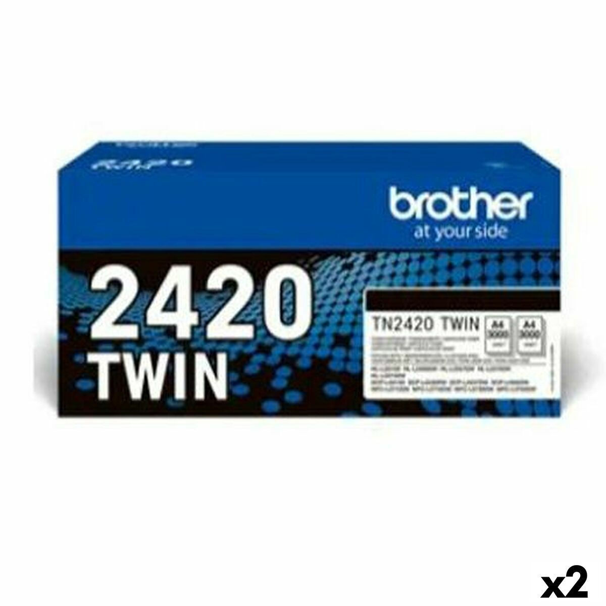 Brother TN-2420 Γνήσιο Multipack Toner Laser Εκτυπωτή Μαύρο 2τμχ (TN-2420) 4977766812764
