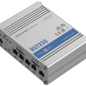 Teltonika RUTX50 Ασύρματο 5G Mobile Router Wi‑Fi 5 με 4 Θύρες Gigabit Ethernet 4779051840250,4779051844524
