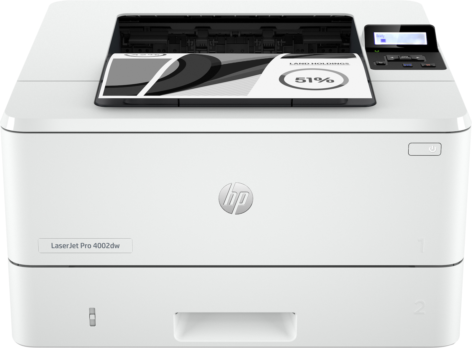 HP LaserJet Pro 4002dw Ασπρόμαυρος Εκτυπωτής με WiFi και Mobile Print 2Z606F 0195161269653
