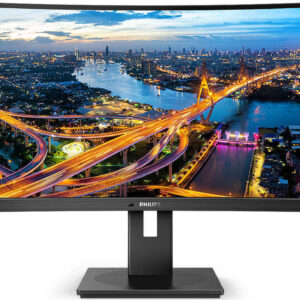 Philips B 345B1C Ultrawide VA Curved Monitor 34" QHD 3440x1440 με Χρόνο Απόκρισης 5ms GTG 8712581760779