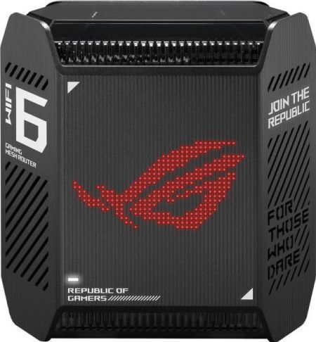 Asus ROG Rapture GT6 WiFi Mesh Network Access Point Wi‑Fi 6 Tri Band (2.4 & 5 & 5GHz) Μαύρο 4711081798552