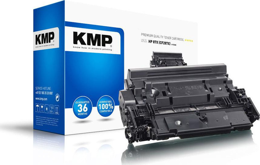 KMP H-T238X Συμβατό Toner για Laser Εκτυπωτή HP 87X 18000 Σελίδων Μαύρο 4011324370027