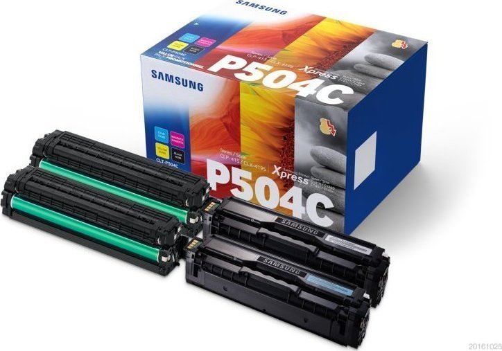 Samsung CLT-P504C Γνήσιο Multipack Toner Laser Εκτυπωτή Κίτρινο/Κυανό/Ματζέντα/Μαύρο 4τμχ (SU400A) 0191628444922
