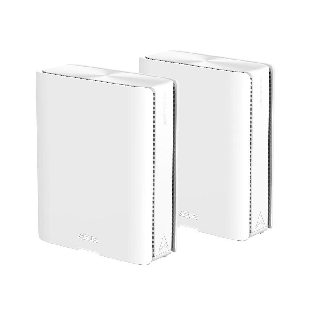 Asus ZenWiFi BQ16 v1 WiFi Mesh Network Access Point Wi‑Fi 7 Quad Band (2.4 & 5 & 5 & 6GHz) σε Διπλό Kit Λευκό 4711387249178