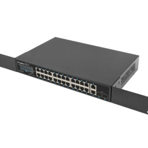 3645_1 Lanberg RSGE-24P-2GE-2S-250 Unmanaged L2 PoE+ Switch με 24 Θύρες Gigabit (1Gbps) Ethernet και 2 SFP Θύρες 5901969438680