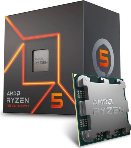 AMD Ryzen 5 7400 4.3GHz Επεξεργαστής 6 Πυρήνων για Socket AM5 σε Κουτί με Ψύκτρα 0730143318075