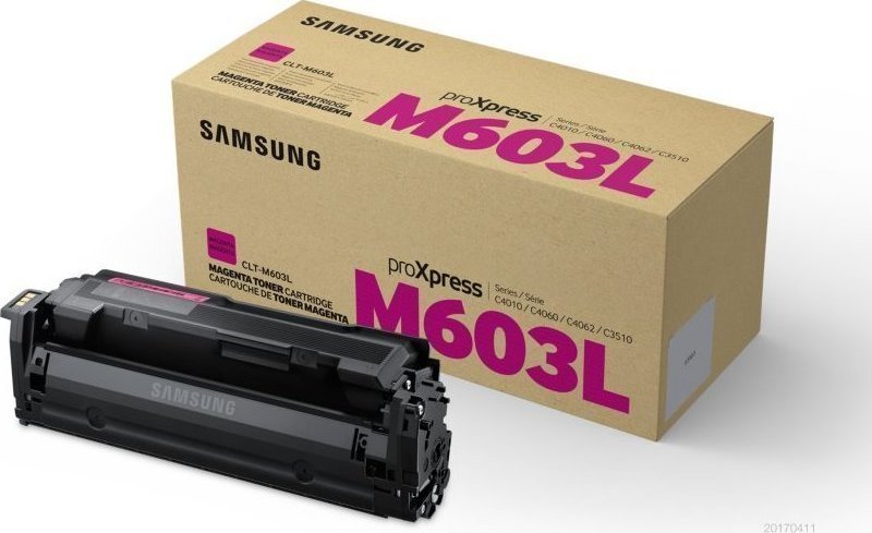 Samsung CLT-M603L Γνήσιο Toner Laser Εκτυπωτή Ματζέντα High Yield 10000 Σελίδων (SU346A) 0191628453276