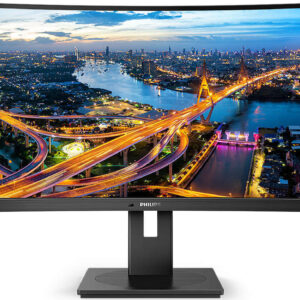 Philips B-Line 346B1C Ultrawide VA Curved Monitor 34" QHD 3440x1440 με Χρόνο Απόκρισης 5ms GTG 8712581760816