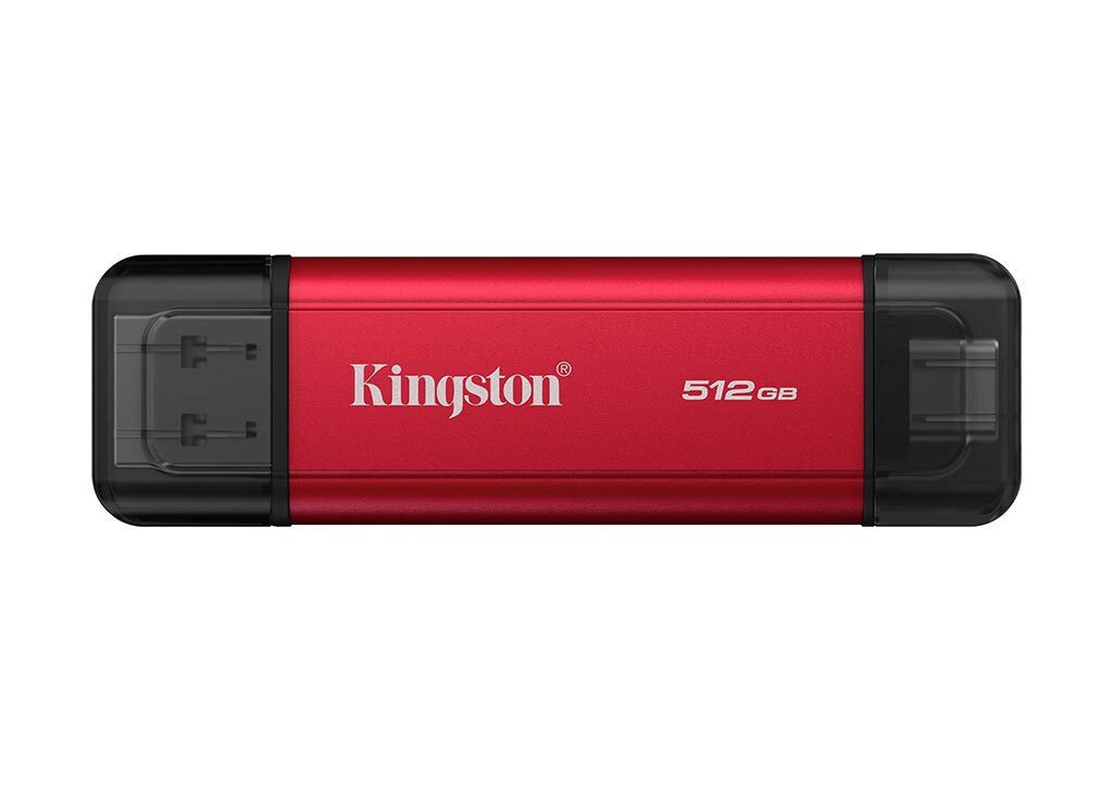 Kingston 512GB USB 3.2 SSD Stick με σύνδεση USB-C Μαύρο 0740617352207