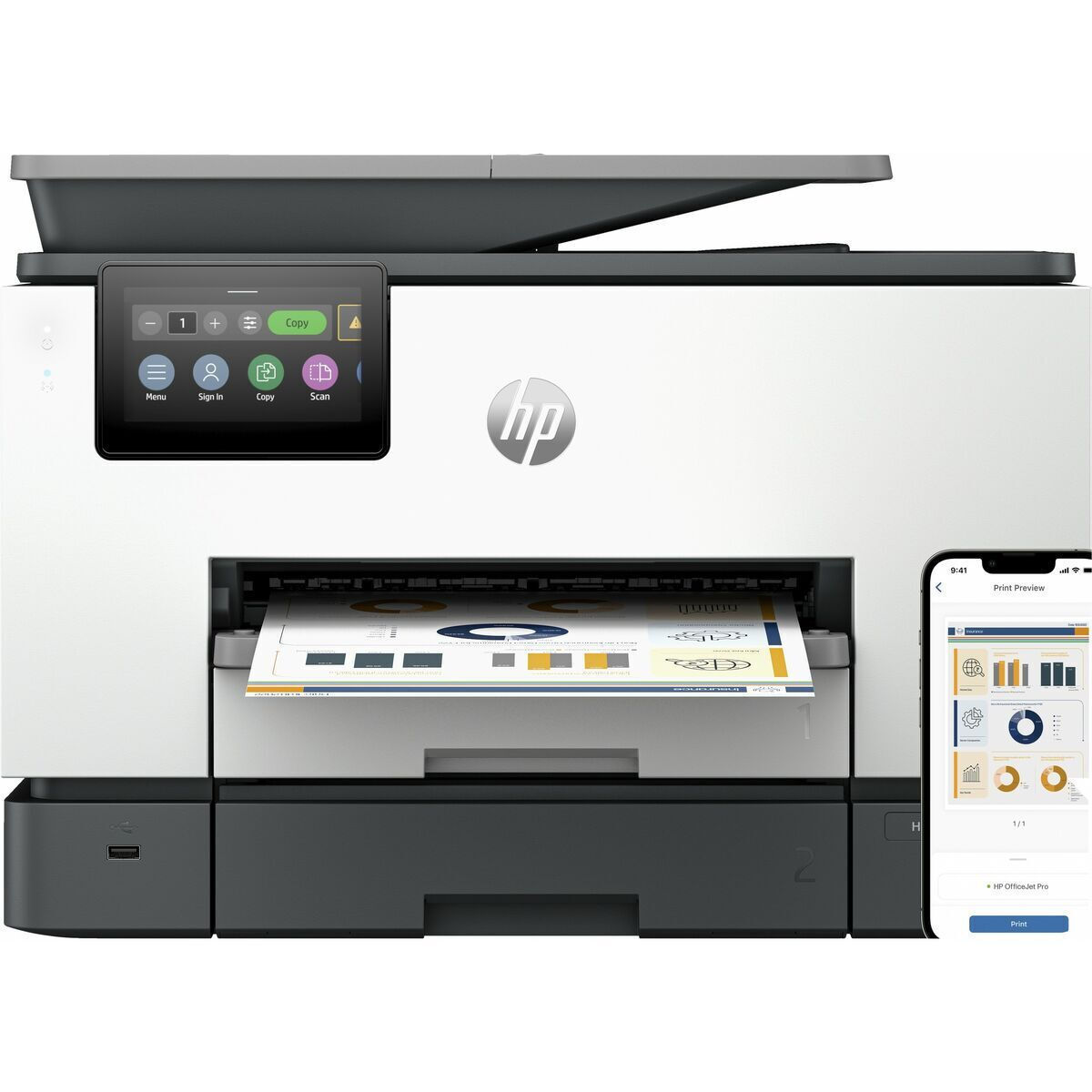 HP Pro 4U561B Έγχρωμο Πολυμηχάνημα Inkjet 0197029469359