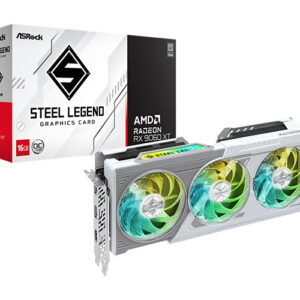 ASRock Radeon RX 9060 XT 16GB GDDR6 Steel Legend OC Κάρτα Γραφικών 90-GA5JZZ-00UANF 4711581490857