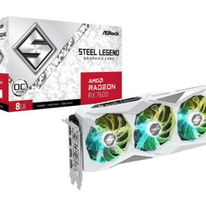 ASRock Radeon RX 7600 8GB GDDR6 Steel Legend OC Κάρτα Γραφικών 90-GA4DZZ-00UANF 4710483943201