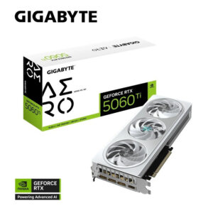 7250_1 Gigabyte GeForce RTX 5060 Ti 8GB GDDR7 Aero OC White Κάρτα Γραφικών GV-N506TAERO OC-8GD 4719331356040