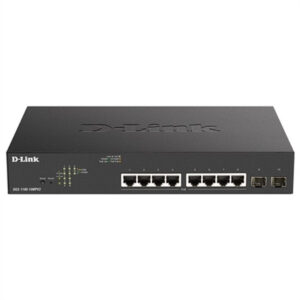 8039_1 D-Link DGS-1100-10MPV2 Managed L2 PoE+ Switch με 8 Θύρες Gigabit (1Gbps) Ethernet και 2 SFP Θύρες 0790069467851,0790069453328