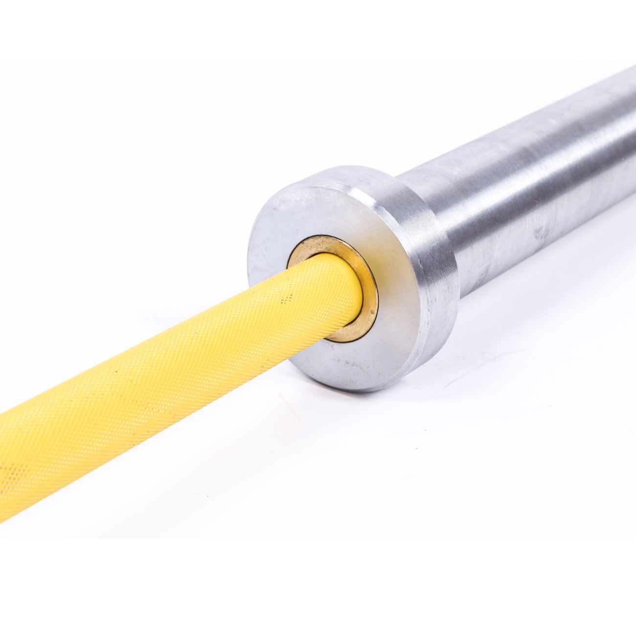 Ολυμπιακή Μπάρα Προπόνησης Cerakote 201cm (Yellow) - Image 4
